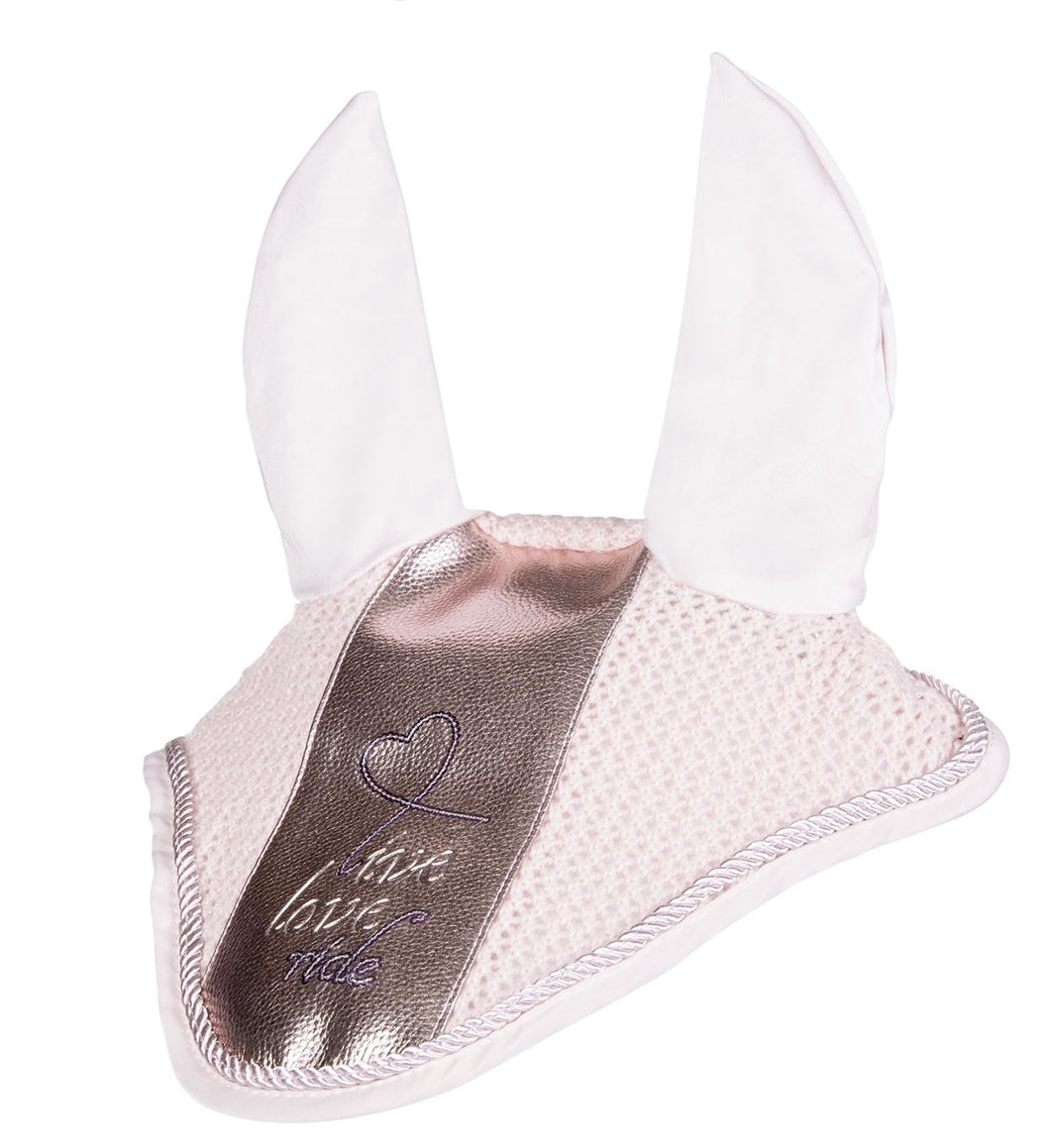hkm metallic rose gold ear bonnett