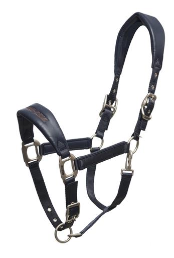 LAMI-CELL leather look head collar