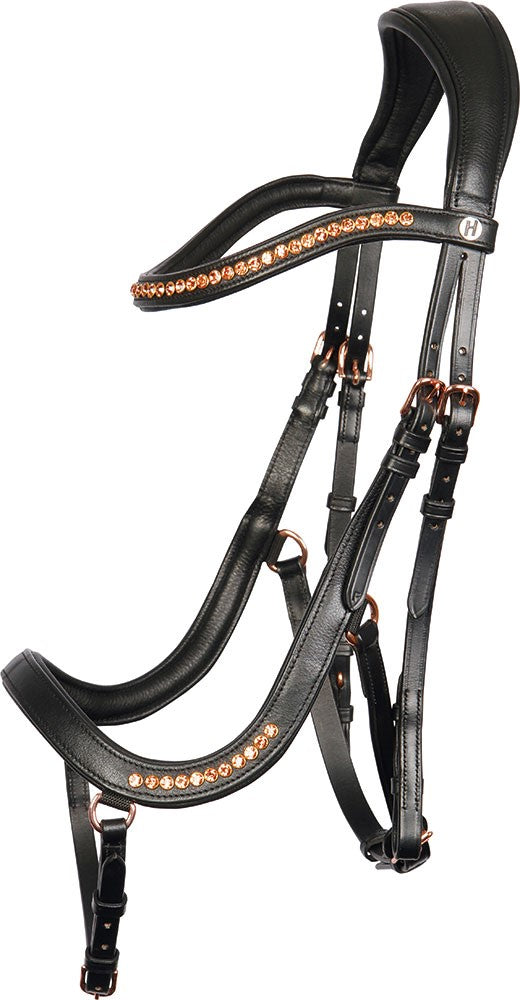 H & H Limited Edition Rose Gold Anatomic bridle