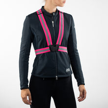 Load image into Gallery viewer, Horze adjustable reflective stripe vest
