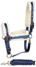 Load image into Gallery viewer, H&amp;h rose gold fur head collar
