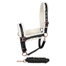 Load image into Gallery viewer, H&amp;h rose gold fur head collar

