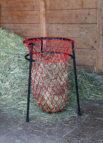 Easy hay net filler