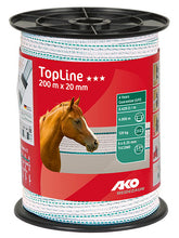 Load image into Gallery viewer, pink and petrol 200m electric fence tape
