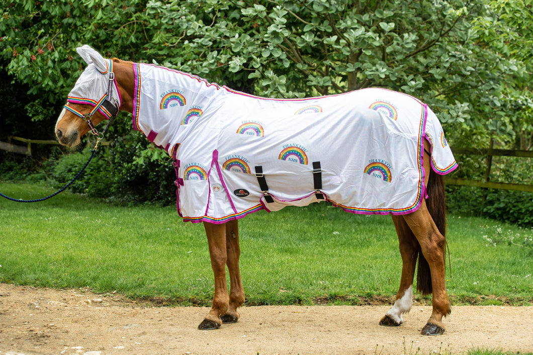 Limited Edition  2020 Thankyou NHS Combo Fly Rug Rainbow Collection
