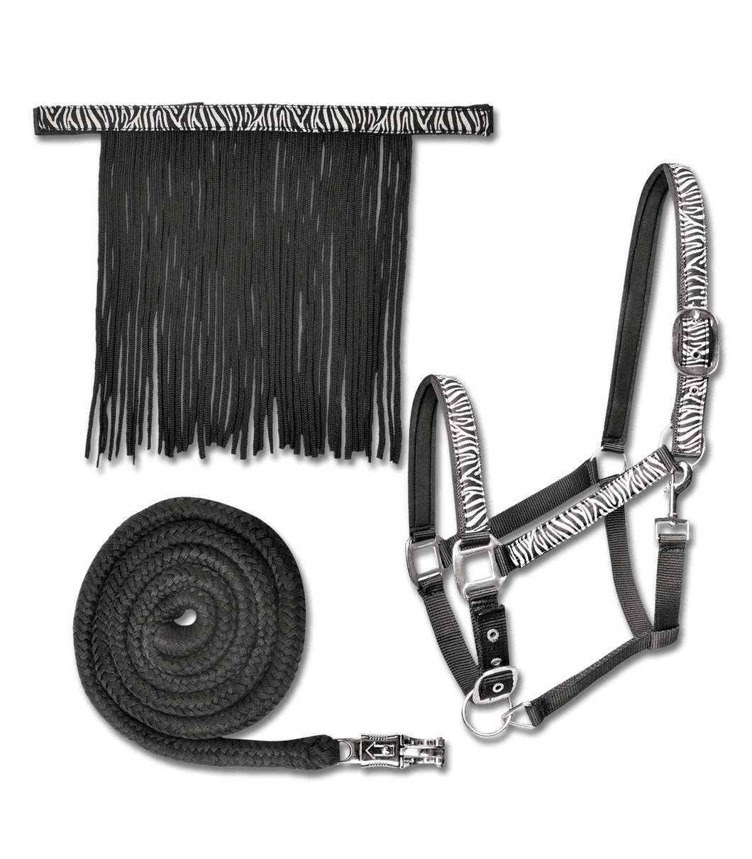 waldhausen zebra head collar set