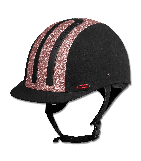 SWING H08 BLACK SHINE HELMET ROSE GOLD