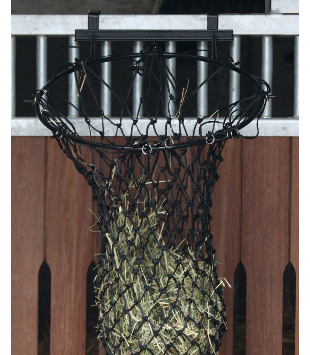 portable hay net filler