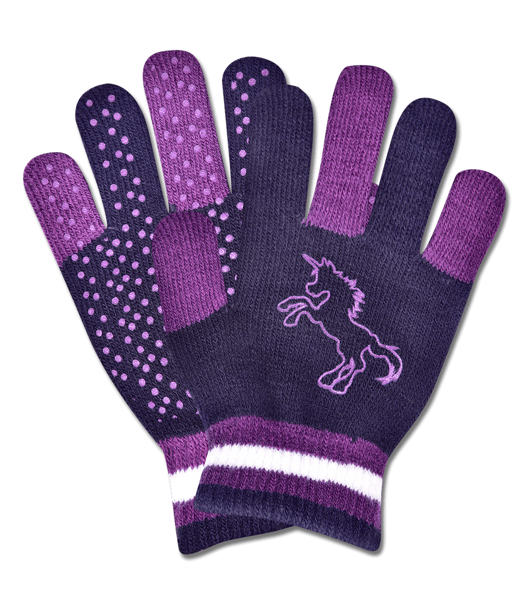 Magic unicorn grippy gloves