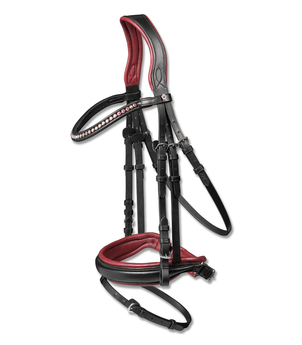 Ruby Red x-line bridle