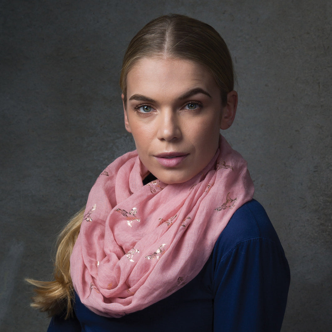 pheasant infinity scarf