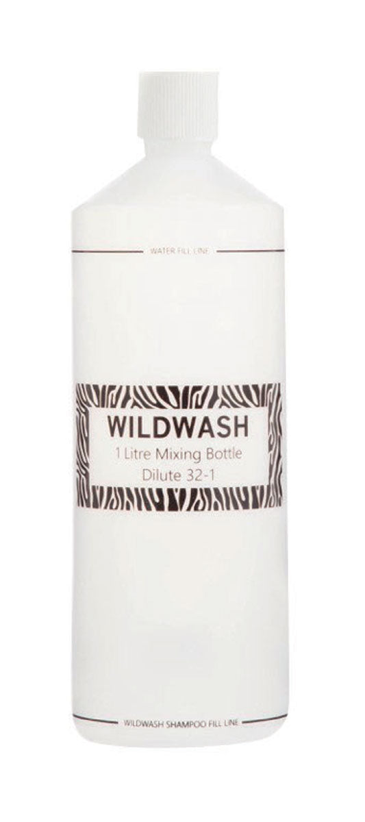 wildwash shampoo mixing bottle