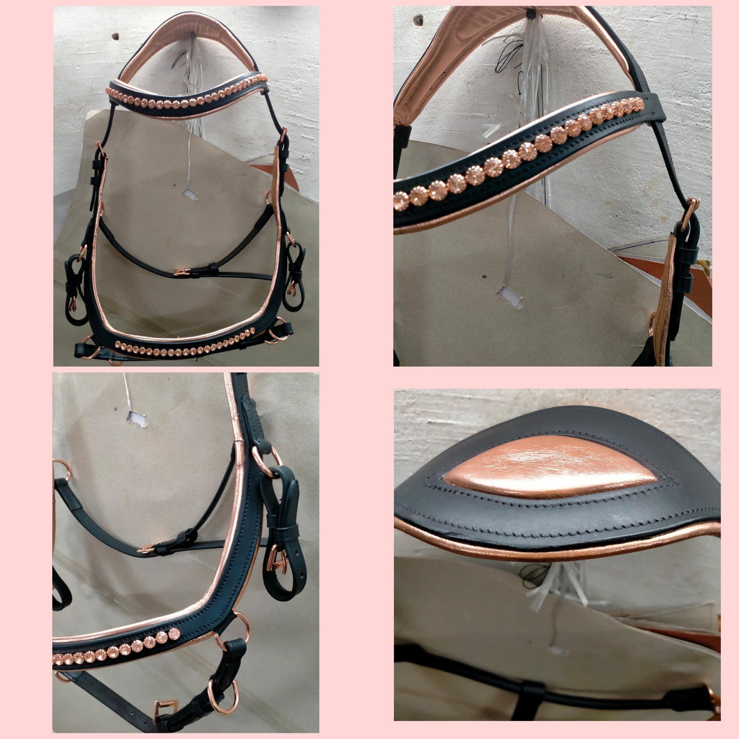 Anatomic Rose gold bridle