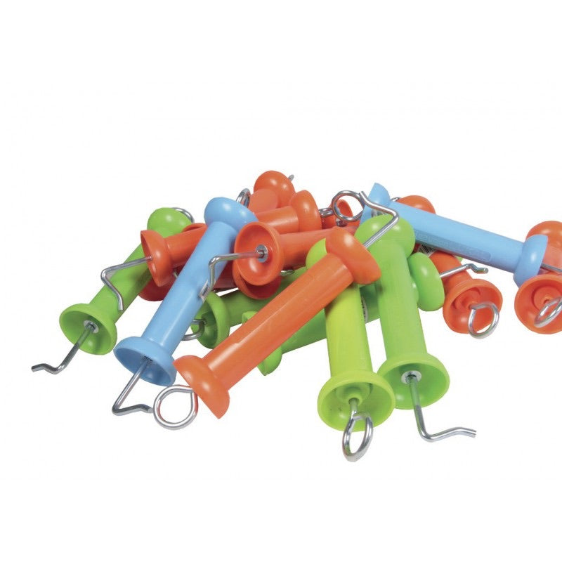 Electric fence gate handles pack of 10 assorted colours