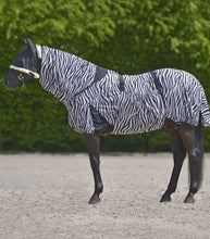 Load image into Gallery viewer, Zebra eczema fly rug
