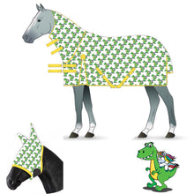 Load image into Gallery viewer, IABBH PUFF &amp; FLUFF LIMITED EDITION COMBO FLY RUG AND MASK
