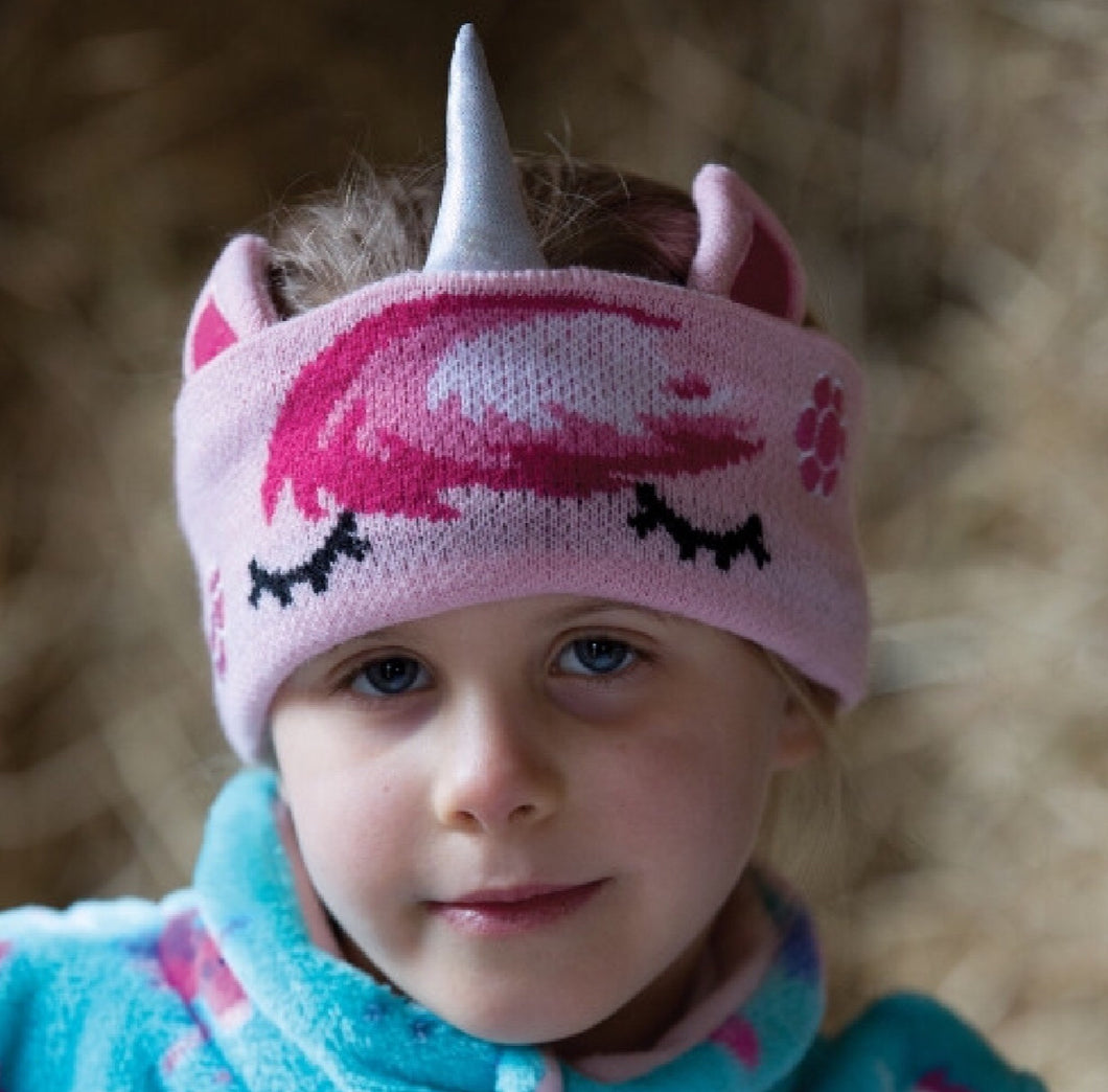 Unicorn knit headband