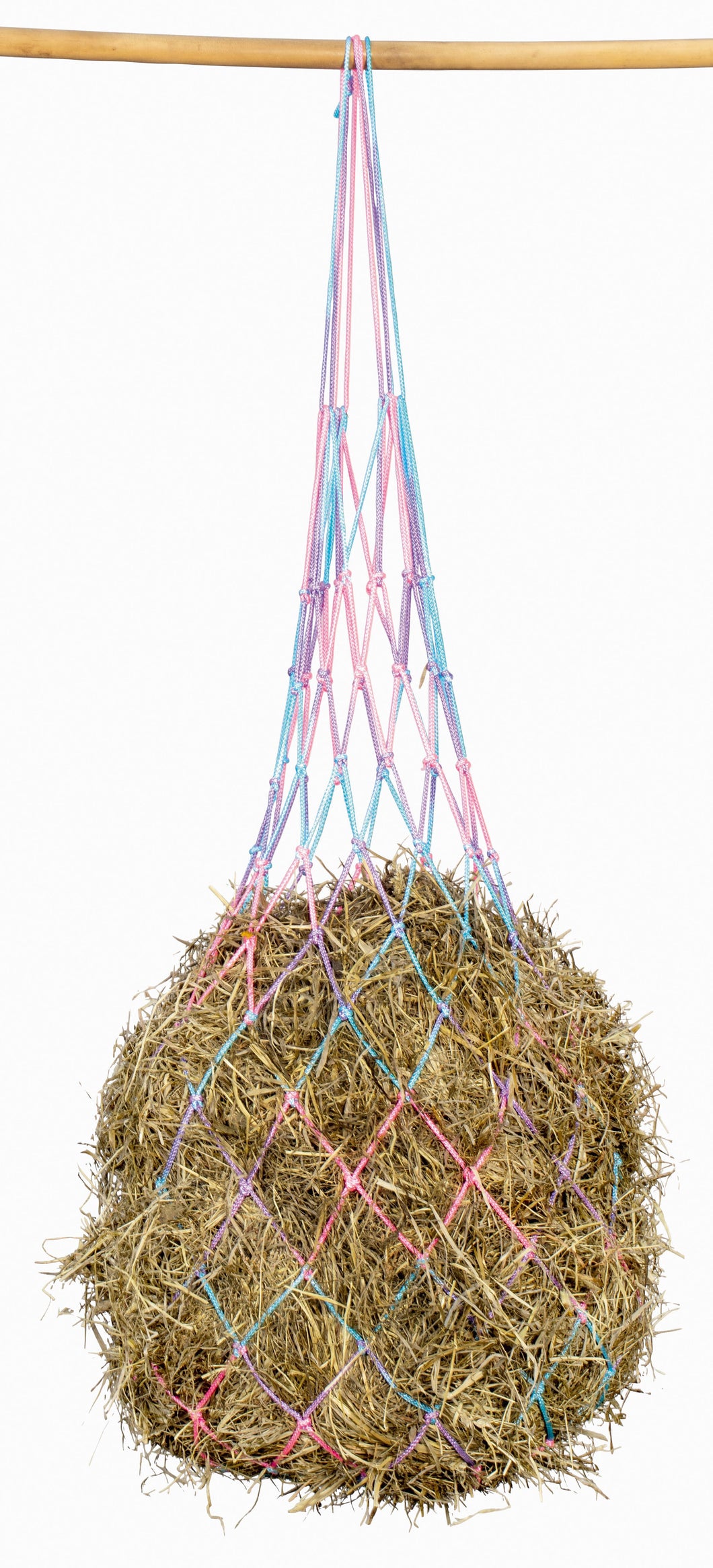 Rainbow hay nets
