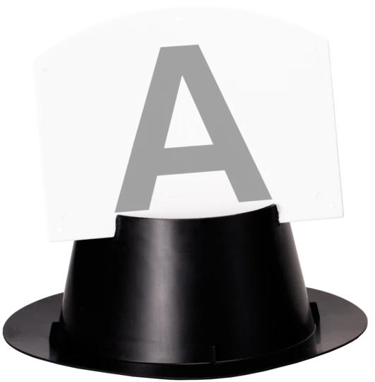Showjumping number and letter holder set of.10