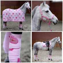Load image into Gallery viewer, Lilli pink stars pony set
