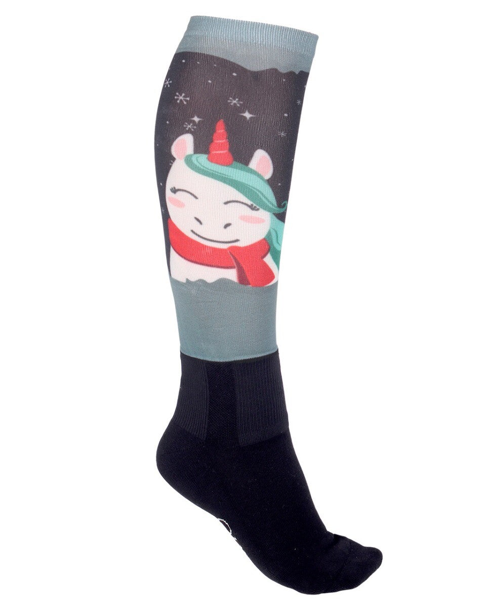 Winter unicorn stockings