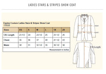 Load image into Gallery viewer, LADIES STARS &amp; STRIPES SHOW COAT
