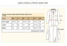 Load image into Gallery viewer, LADIES STARS &amp; STRIPES SHOW COAT
