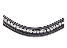 Load image into Gallery viewer, Waldhausen black and white x line double bridle
