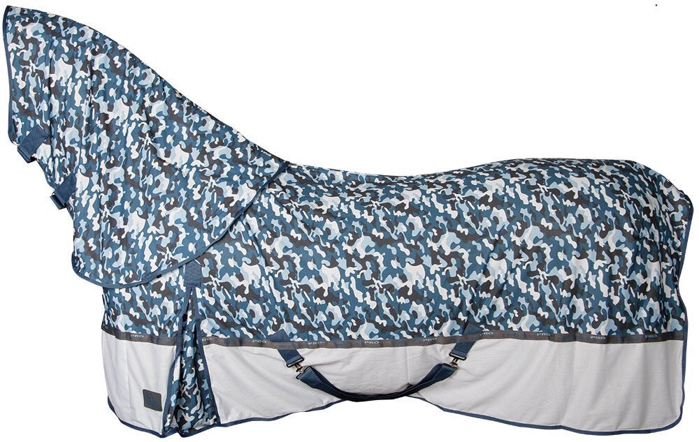 H&h cameo fly rug with detachable neck