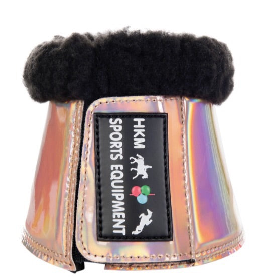 HKM space rose gold overeech boot fur
