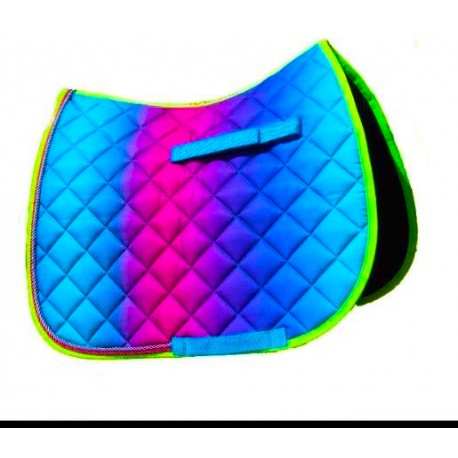 Sheldon Aqua sunset saddle pad